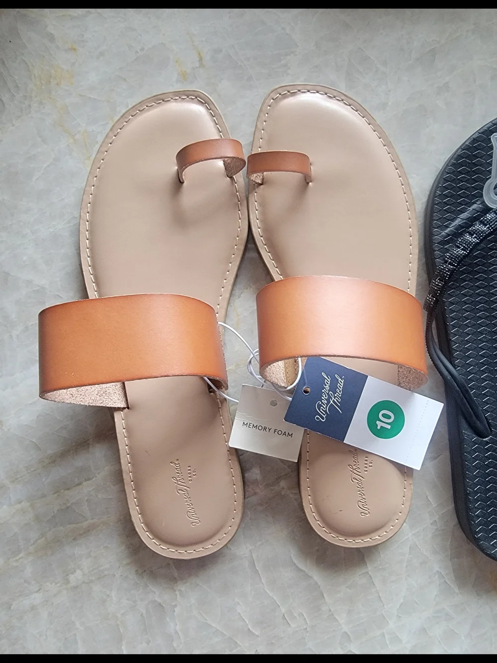 NEW! BUNDLE OF 3 SANDALS SZ 10. Universal Thread, Sun Sky, & Shade & Shore ($48)